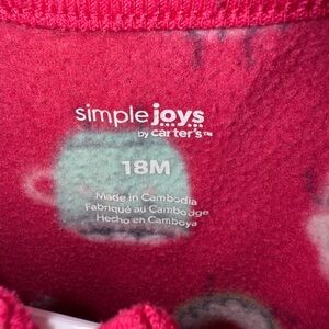 Simple Joys by Carter's Red Baby Outfit